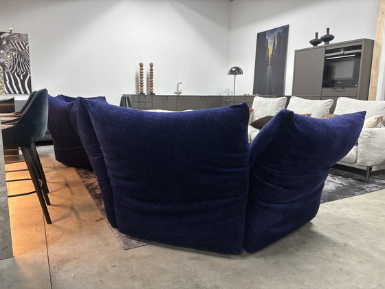 Image 1 of Edra Standard modular Sofa fabric purple & blue LP 30,180,-