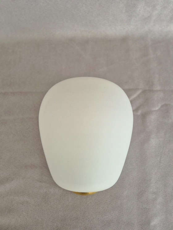 Image 1 of Lampada da parete vintage in vetro di metà secolo Wilhelm Wagenfeld Peill & Putzler