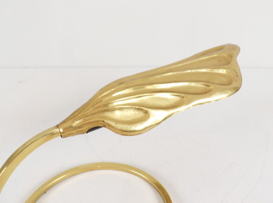 Image 1 of Sculpturale tafellamp/tafellamp van Tommaso Barbi voor Bottega Gadda, Italië, jaren 1970