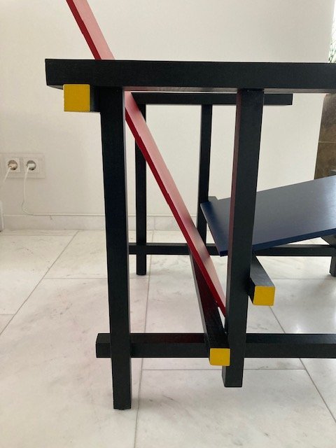 Image 1 of Rot-blauer Stuhl Gerrit Rietveld