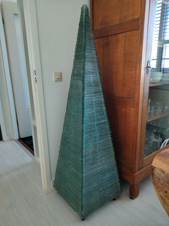 Image 1 of Handgefertigte balinesische Stehlampe