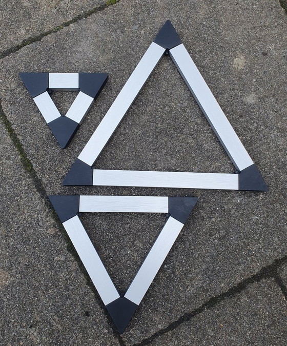 Image 1 of 3 dänische Design-Untersetzer von Jorgen Meldgaard für MENU, 1980er Jahre