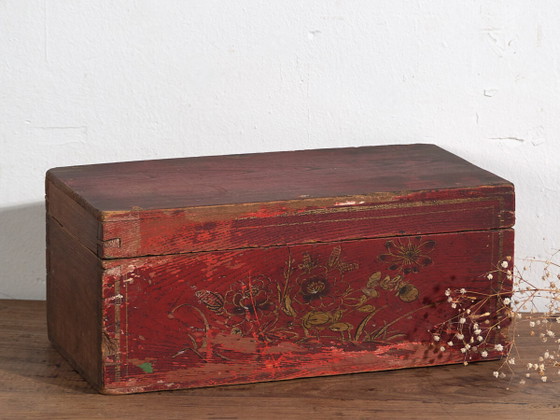 Antique garnet red oriental case (c.1900) #36 – Storage cabinet (photo 2 of 40)