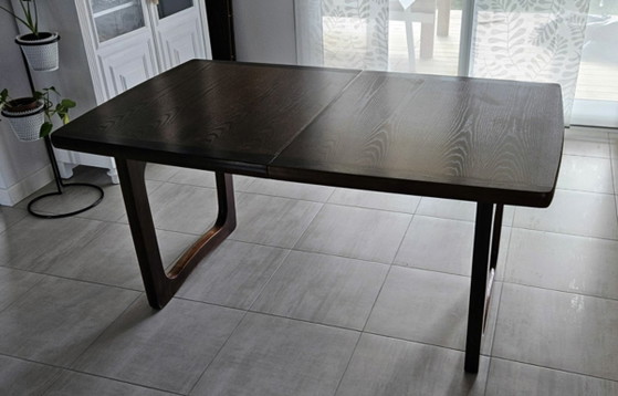 Image 1 of Large extendable vintage dining table 155–235 cm – 1970s design