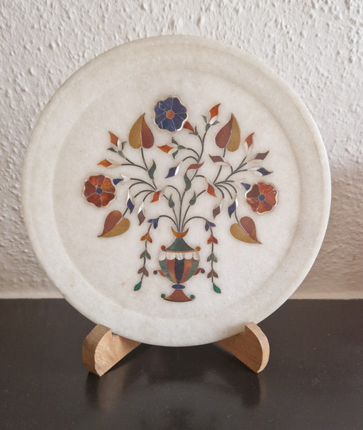 Dekorative Marmorintarsienplatte