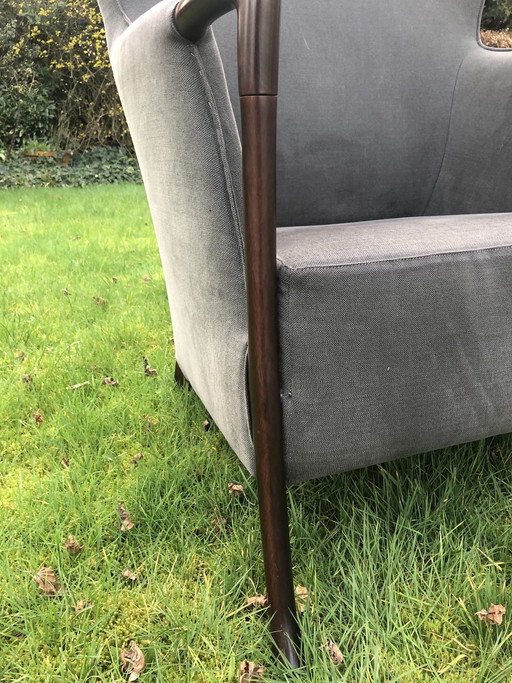 Rara grande sedia Giorgetti