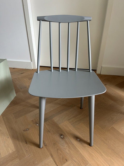 HAY - J77 CHAIR BERK WARM GREY - WARM GREY – eetkamerstoelen, Wood