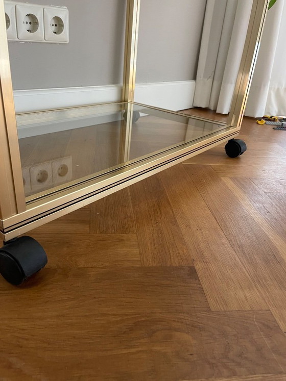 Image 1 of Retro glass Pierre Vandel Paris coffee table, 1970s