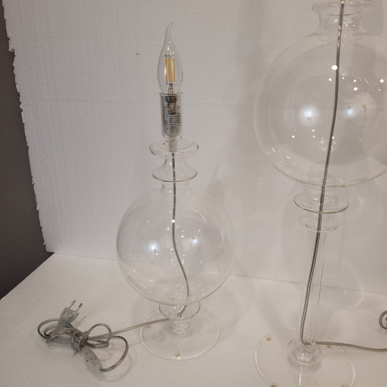 Image 1 of Paar lampen / kandelaars, Maison Les Héritiers voor Roche Bobois – Frankrijk