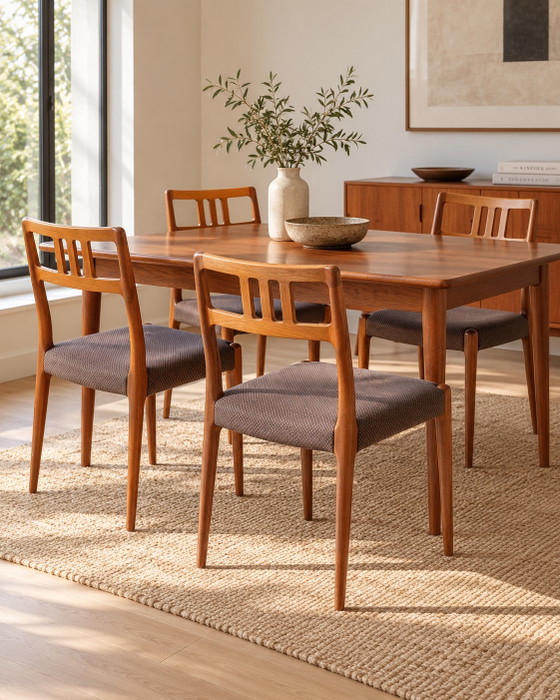 Set Of 4 Niels Otto Møller Model 79 Teak Dining Chairs – J.L. Møllers, Denmark, 1960s – Other (photo 2 of 10)