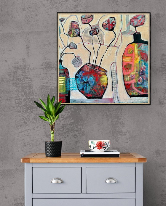 Image 1 of Abstracte bloemen