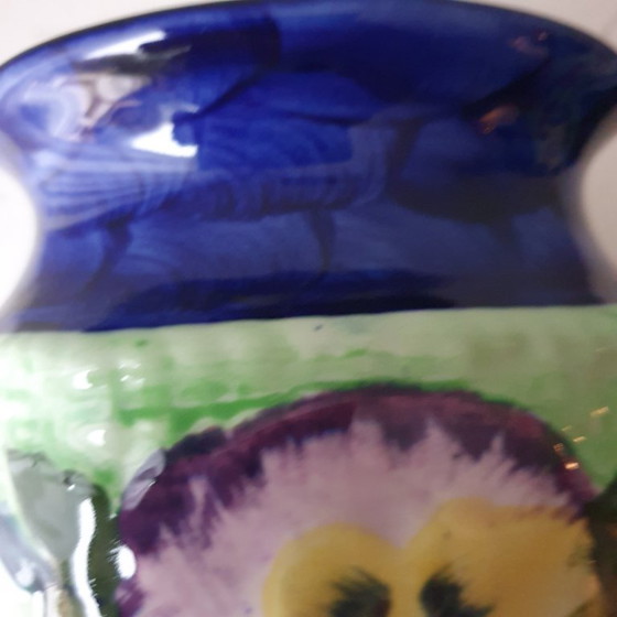 Image 1 of Two "Pique fleur" vases by Maling Pottery England ca 1930-1935