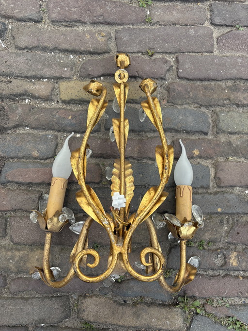 Mooie antieke Franse wandlamp