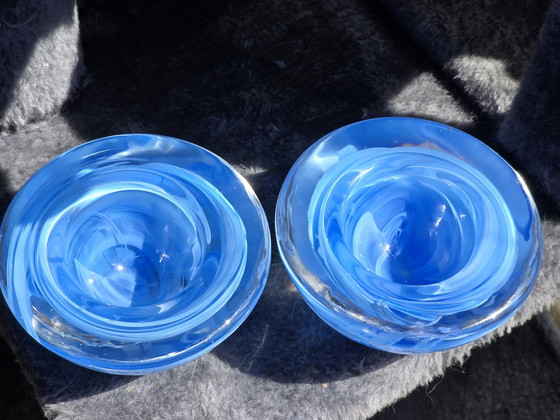 Image 1 of 2x Teelichthalter Kosta Boda