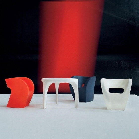 Image 1 of Sedia bianca MOROSO ALBERT - Fauteuil blanc MOROSO ALBERT
