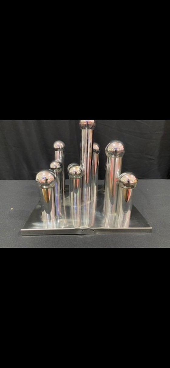 Image 1 of Plafoniera Vintage Motoko Ishii Design Futuriste Années 70-Staff.