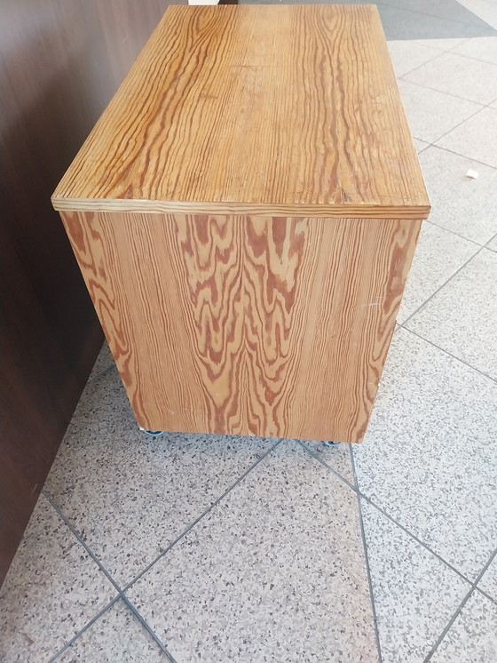 Image 1 of 1 x vintage Ikea IVAR Ladekastje op Wielen anni '80