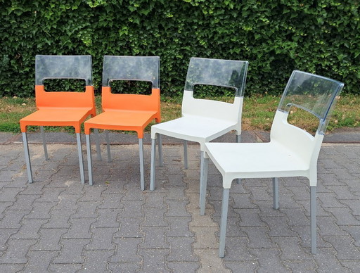 4 SCAB Design Diva Star garden chairs