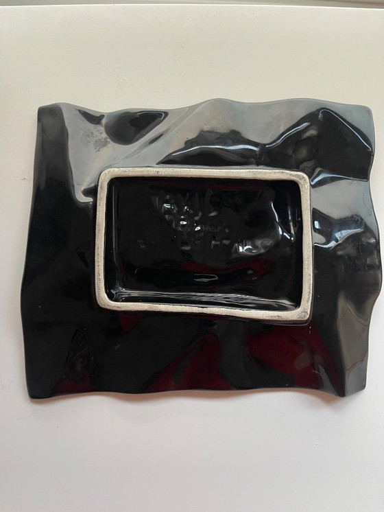 Image 1 of Assiette froissée - 1980 - Axis Design Carol McNicoll