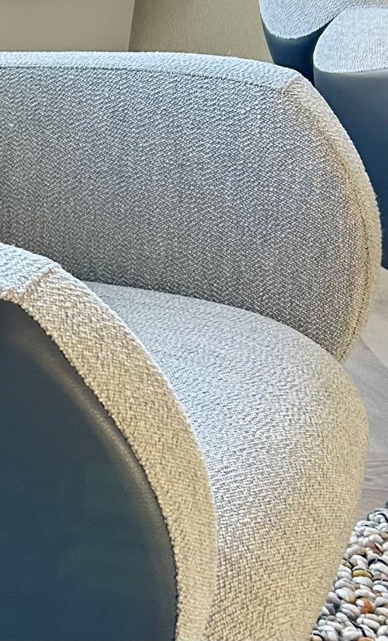 Image 1 of Leolux 2x sillón Anton más un puf Anton