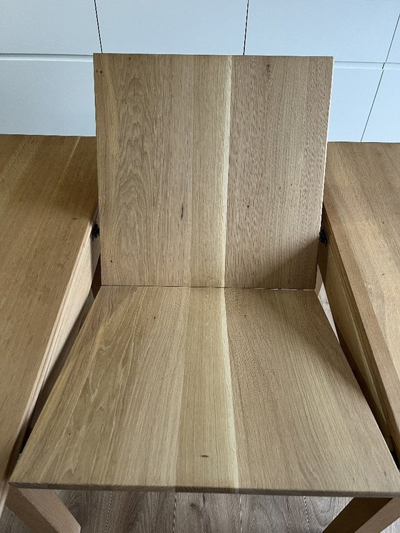 Image 1 of ANREI uitschuifbare tafel van massief eikenhout