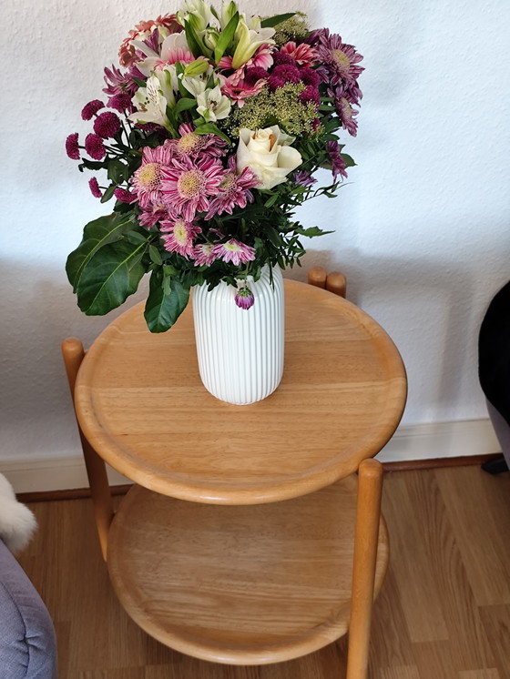 Image 1 of JENS QUISTGAARD ​​Serveerwagen – Mid-Century Vintage Lazy Susan (Dansk Design / Nissen)