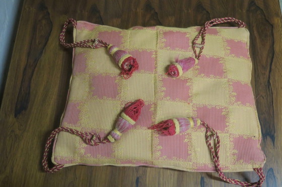 Image 1 of Antiek kruisvormig krukje verguld, 1890-1910