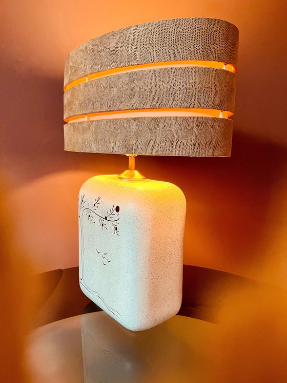 Image 1 of Unique Bohemian/Japanese table lamp