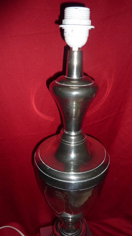 grande lampe, Chrome, Gris (photo 3 sur 5)