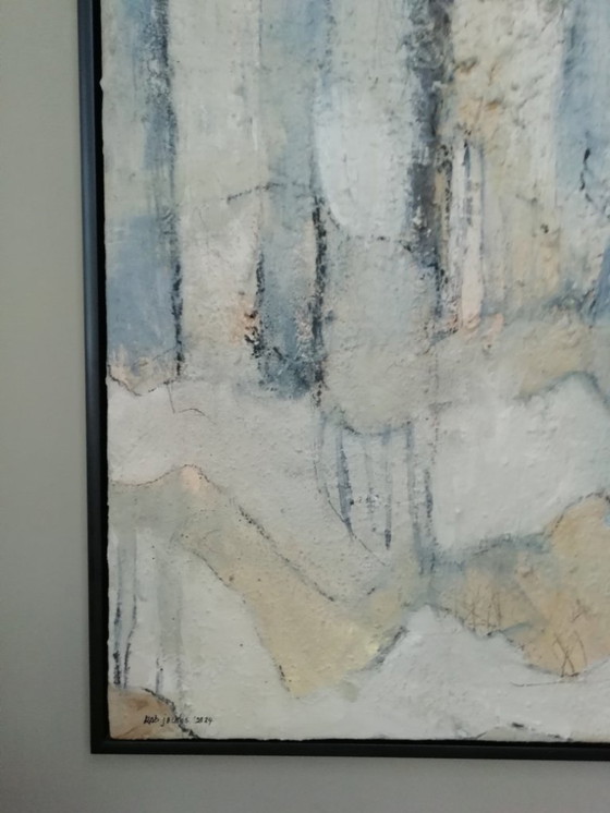 Image 1 of Posts by the sea abstract