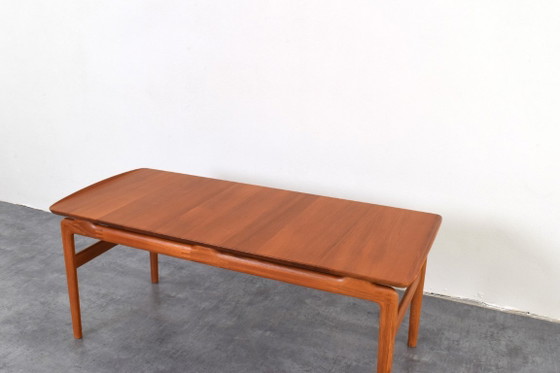 Image 1 of Teakhouten salontafel Model 640 van Peter Hvidt & Orla Mølgaard-Nielsen voor France & Søn / France & Daverkosen, jaren 50.
