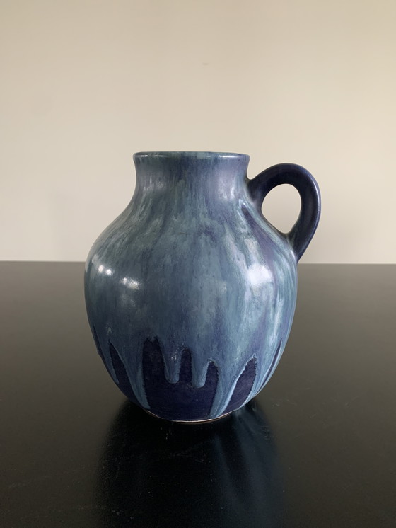 Image 1 of 2 vases Ruscha Keramik avec la technique de la « lave grasse »