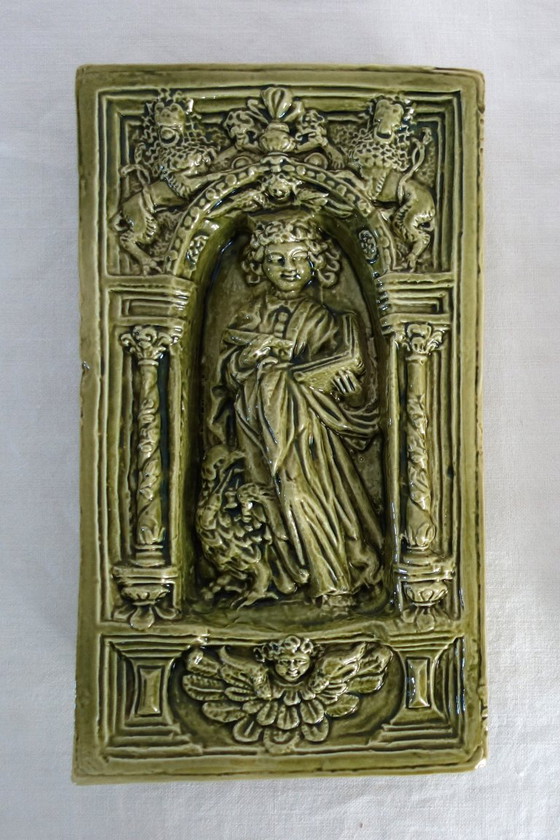 Image 1 of Juego de 2 azulejos para estufa, Villeroy & Boch