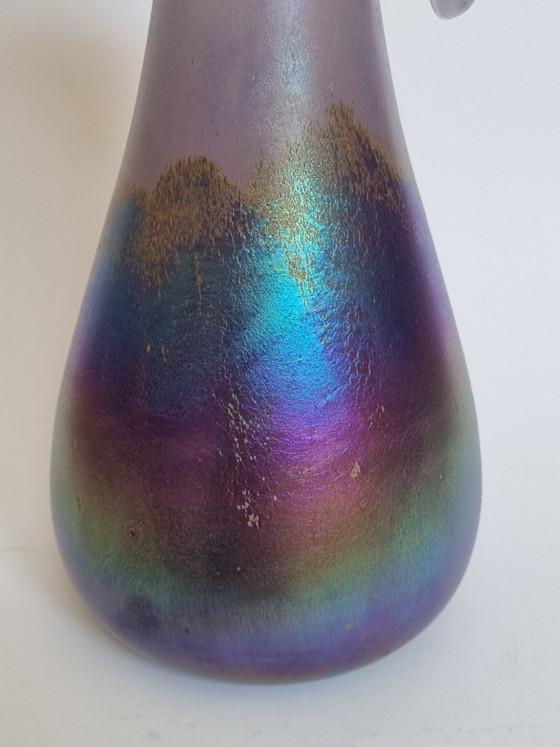 Image 1 of Exquisite JOSKA Studio-Design glass vase – iridescent – ​​29 cm