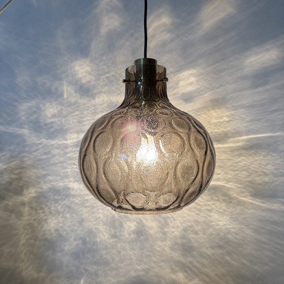 Image 1 of Limburg Glashütte glass hanging lamp , 1970s