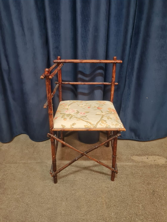 Image 1 of Ensemble de salon ancien en faux bambou par la Maison Staněk - Prague, vers 1910