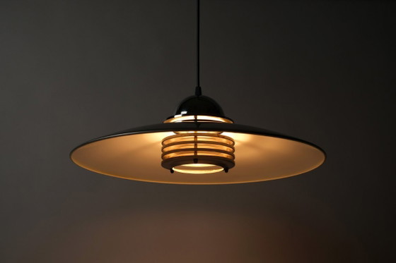Lámpara colgante Belid T1390 de Jan Eskil Eskilsson, platillo UFO, iluminación moderna sueca de los años 80. (photo 3 of 9)