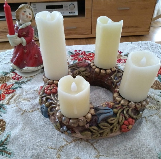 Image 1 of Thun Vintage Couronne de l'Avent rareté