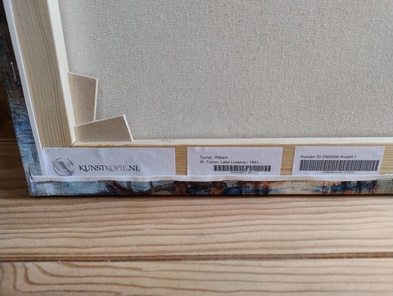 Image 1 of Turner print on canvas - Lake Lucerne