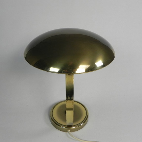 Image 1 of Bauhaus messing bureaulamp, model 6751 van Christian Dell voor Kaiser Leuchten