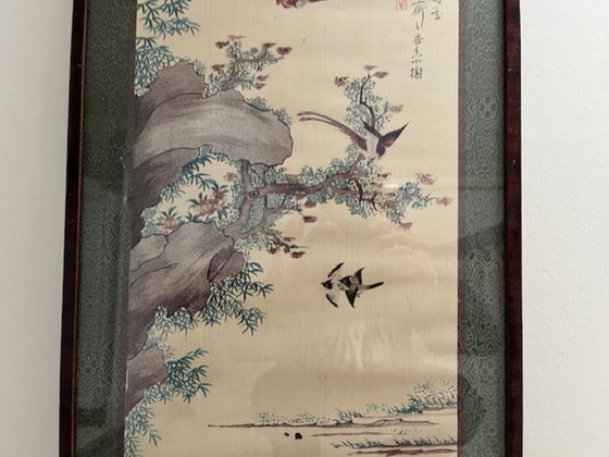 Image 1 of Vintage Aziatische Prent 1961