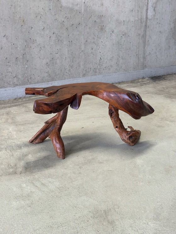 Image 1 of Vintage brutalist wabi-sabi coffee table