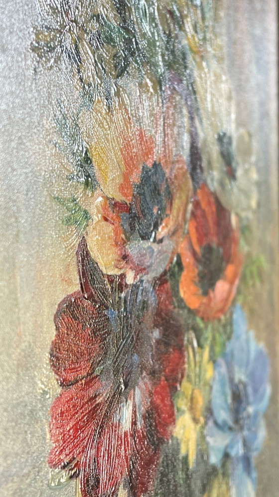 Image 1 of Bouquet vintage con anemoni