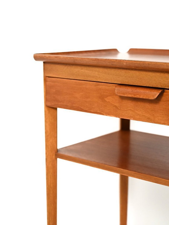 Image 1 of Scandinavian teak bedside table by Bertil Fridhagen