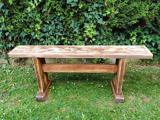 Lot de 2 bancs anciens