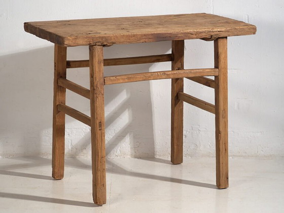 Antiker Konsolentisch aus Holz (ca. 1920) #6 (photo 22 of 29)