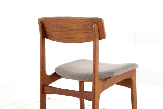 Image 1 of Set 6 Thorsø Stole- og Møbelfabrik stoelen vintage Deens