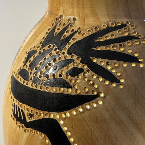 Lampada in ceramica per tealight di Grandjean Jourdan per Vallauris, 1960 – Portacandele (photo 2 of 15)