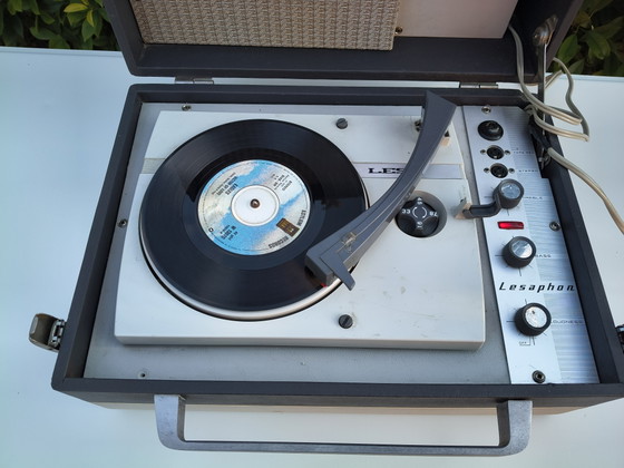 Platine Vinyle Vintage Lesa Lesaphon Mod. Lf280 • – Objets déco, Metal, Plastic (photo 3 of 9)