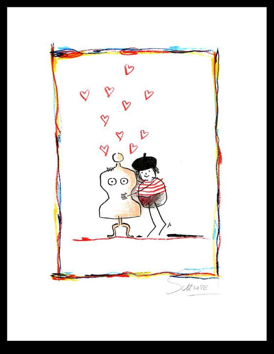 Image 1 of Schlote, Wilhelm - ¡Te quiero! - Giclee firmado a mano